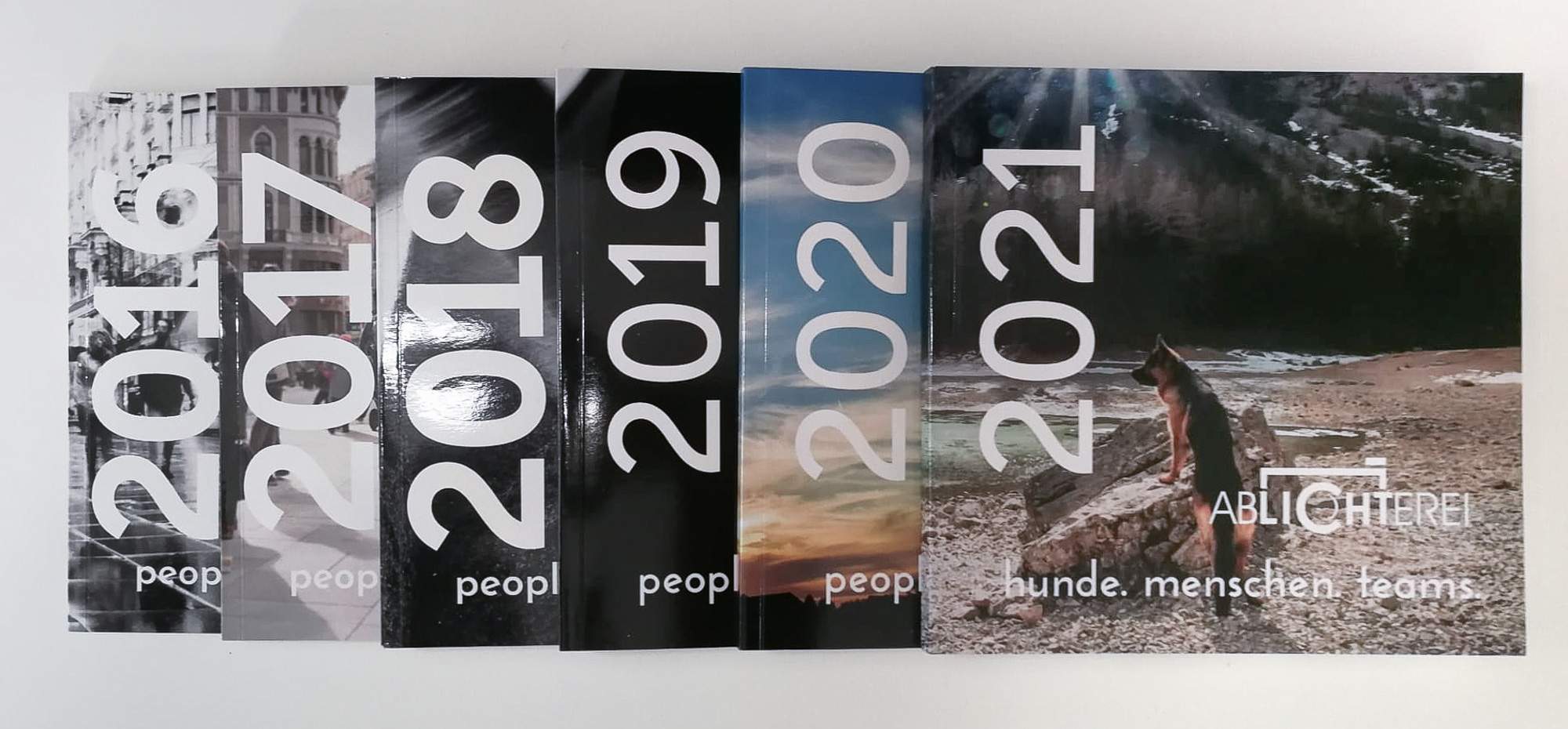 Fotobücher Ablichterei 2016 - 2021 ©Claudia Spieß